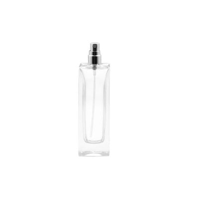 customize 30ml square empty transparent sprayer mist perfume oil glass bottle for perfume packaging 