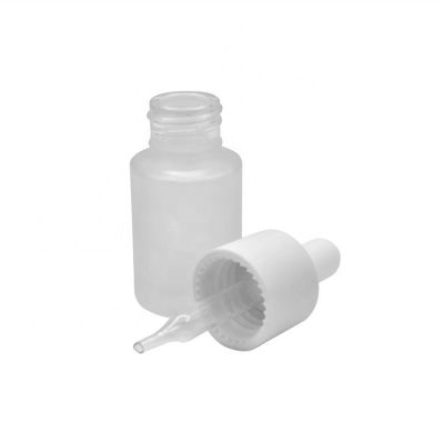 china wholesale 1oz round frosted glass essential oil dropper bottle 