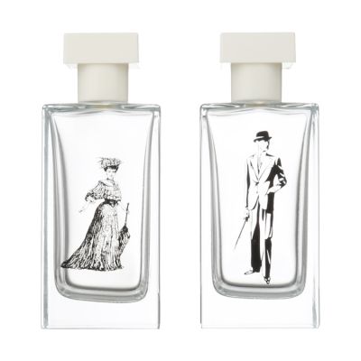 Wholesale Custom Made 100ml Glass Luxury Perfume Bottle with white Cap 