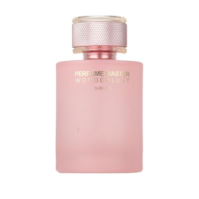 Customized Travel Portable Pink 100ml Atomizer Glass Perfume Bottle 100 ml