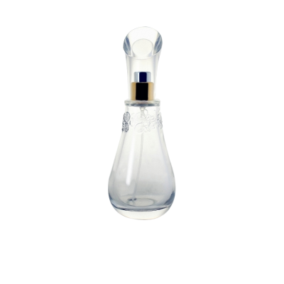 60ml gourd shaped fancy clear glass perfume bottle 