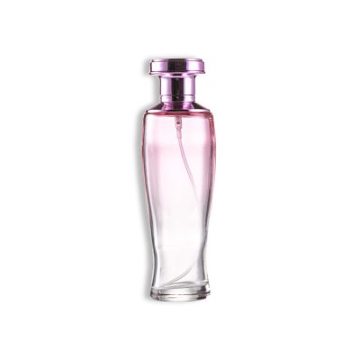 100ml high quality pillar shaped clear glass perfume bottle for sales 