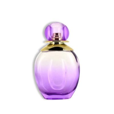 110 ml gradual purple glass wholesale perfume bottles glass china 