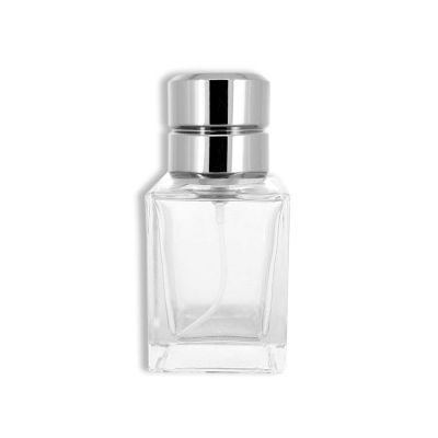 30ml wholesale perfume bottle with silver cap and sprayer pump 