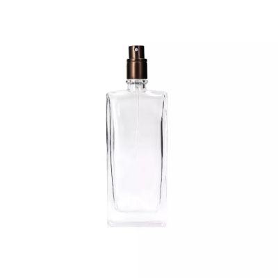 Cosmetic Packaging 50ml Luxury Transparent Glass Perfume Spray Bottle 50ml