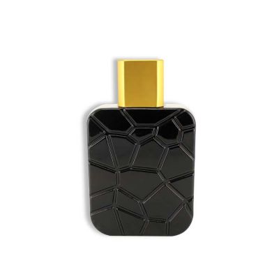 80ml cosmetic black glass bottle for perfume 