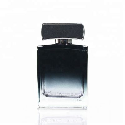 Black Empty 100ml Square Perfume Glass Bottle