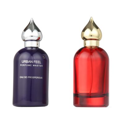 Wholesale Custom Luxury 100ml Cylindrical Glass Spray Atomizer Perfume Bottles 