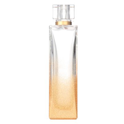 Custom Empty Rectangular Black Glass Bottle Women Spray 100ml Perfume Bottle 