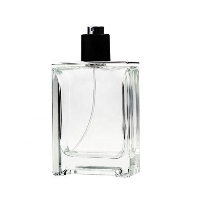 Label Printing Cavalier Men Rectangular Famous Brand Empty Glass Perfume Bottle 110ml 