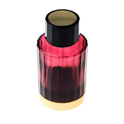 4OZ Luxury Cylinder Shape Glass Atomizer Spray Perfume Bottle 