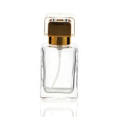 Custom High Quality Clear Glass Square 55ml Perfume Empty Bottle 