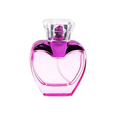 Custom Luxury 50ml Apple Shape Perfume Spray Glass Bottle 