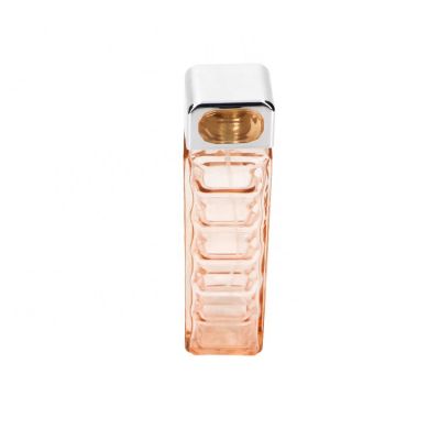 Luxury Orange Crystal Bottle Glass Perfume Spray Bottle 110ml 