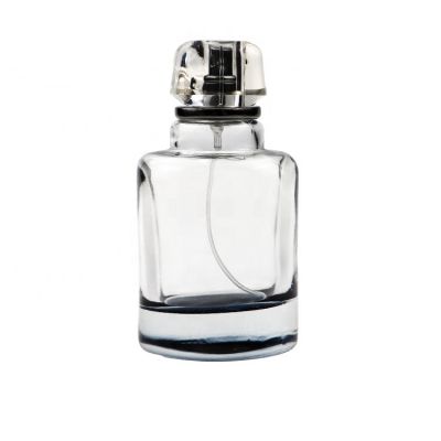 China Manufacturer 110ml Glass Perfume Bottle Luxury Cylinder Shape Spray Bottle Glass 