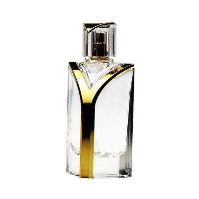 Luxury Square Men Cologne Body Spray Perfume Glass Bottle 105ml 