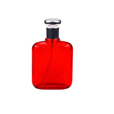 Square Customize Color Perfume Bottle Glass Spray Bottle 100ml 