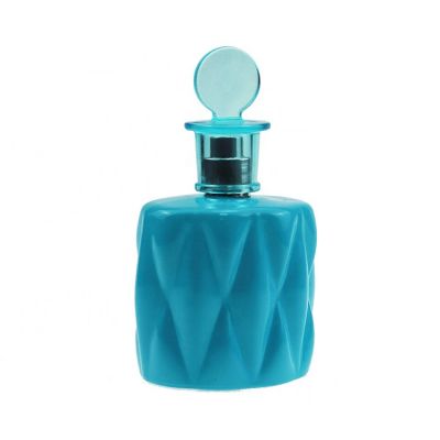 2020 Newest Beautiful Round Blue Empty Bottle Perfume 140 ml For Women 