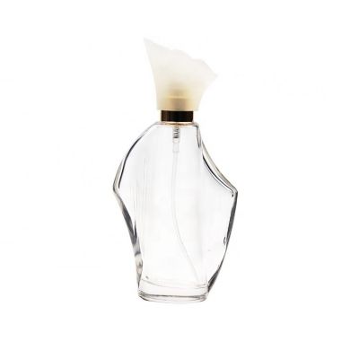Custom Designs Empty Flagon Shape Glass Perfume Bottles 100 ml 