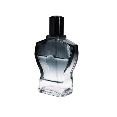 Luxury Glass Sprayer 110ml Man Body Shape Perfume Bottle 