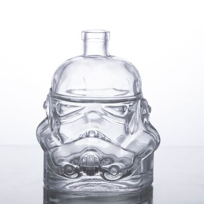 Unique Shape Flint Glass Bottles For Liquor Wine Bottle 