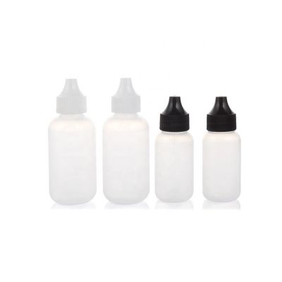 High Quality Different Volume Glass Essential Oil Bottle with Black Lid 