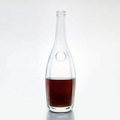 OEM Navy Personalized 700ml Whiskey T-Cork 1l Xo Brandy Thick Bottom Liquor 750ml Glass Vodka Bottle Wholesale 
