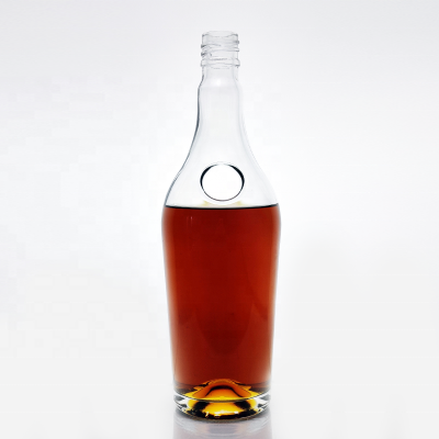 Empty Round Whiskey Decanter Alcohol Bottle 700ml Spirit Screw Cap Glass Liquor Bottles 700ml Gallon Whisky Bottles