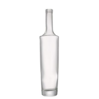 Manufacturer high quality Super Flint Empty Clear Wine Liquor Glass Bottle With Cork 