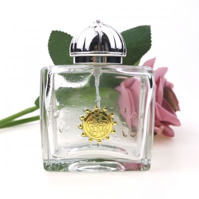 100ml perfume bottles and cap with spray perfume bottles