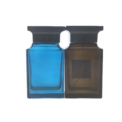 100ml square glass perfume bottle factory /Tom ford perfume bottle 