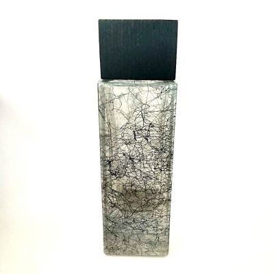 50ml 100ml slanted shoulder refillable unique design glass perfume bottle fragance perfume/essential oil