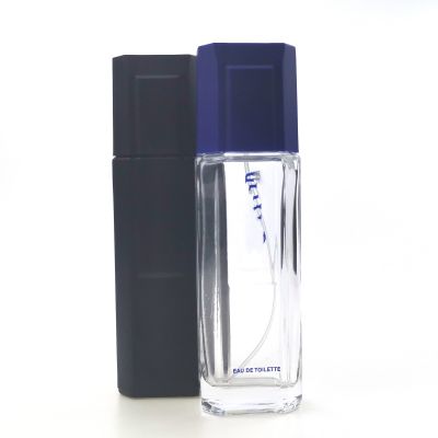 Luxury wholesale glass 100ml perfume bottle 