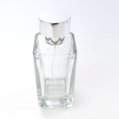 custom glass empty perfume bottle 100ml perfume bottle clear glass spray bottle