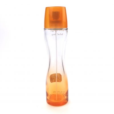 100ml Unique pump sprayer glass perfume bottles