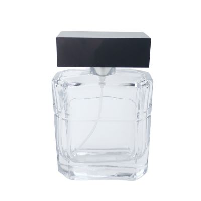 100ml Custom Made Transparent Polished Empty Perfume Glass Bottle