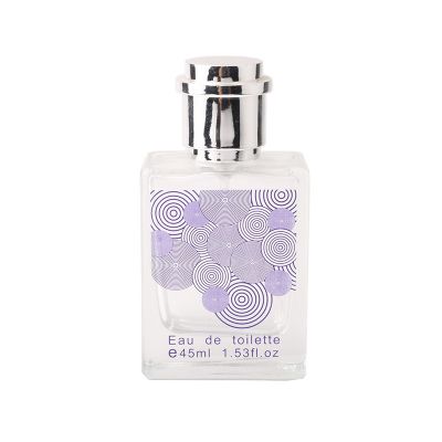 45ml Multiple patterns custom colorless transparent glass perfume bottles