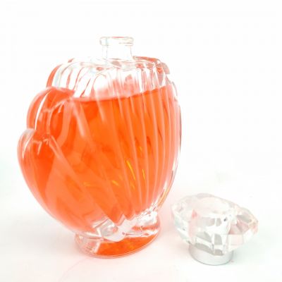 100ml Empty Clear Hot China products wholesale glass spray shell fan perfume bottle 
