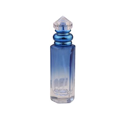 25ml hexagon gradient glass perfume bottle