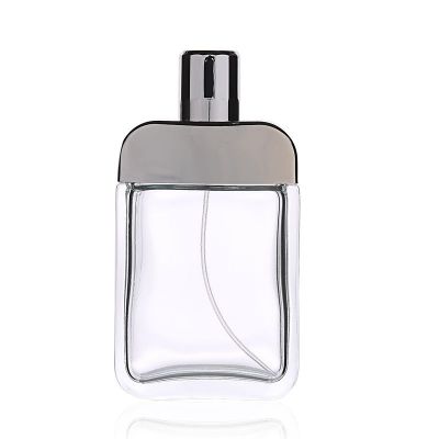 100ml transparent buckle glass perfume bottle