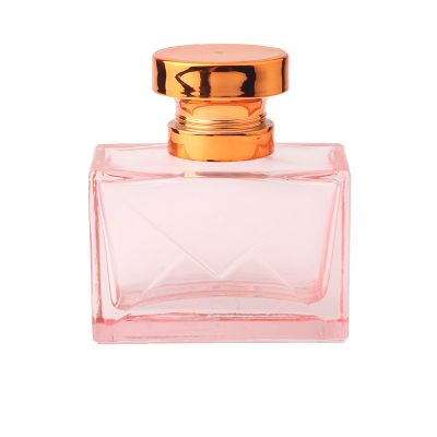 50ml Pink glass transparent perfume bottle