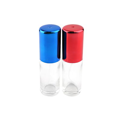 15ml cylindrical transparent perfume bottle 