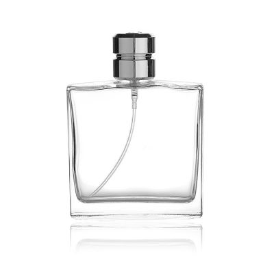 100ml transparent buckle glass perfume bottle 