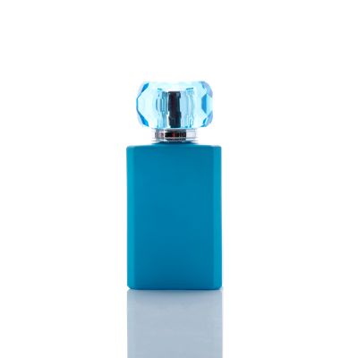 75ml PERFUME Use dark blue and Glass Material glass perfume bottle