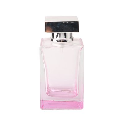 100ml Pink thick bottom glass perfume bottle