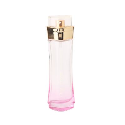 60ml Multiple colors gradient transparent glass perfume bottle