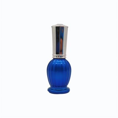 Customized Luxury Blue Empty Bottle Nail Polish 15ml Gel Nail Polish Bottle With Uv Cap