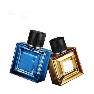Customized square 100ml bottle creative glass perfume bottle