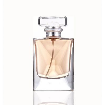 50ml 100ml glass perfume bottle customized elegant polishing perfume bottle