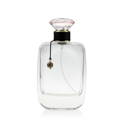 100ml high-grade transparent glass perfume bottle customized vintage perfume bottle